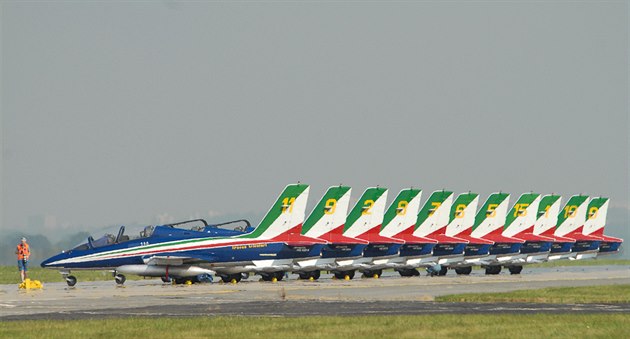 Italská akrobatická skupina Frecce Tricolori