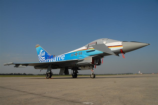 Typhoon nmeckého letectva ve speciálních barvách k 60. výroí Luftwaffe