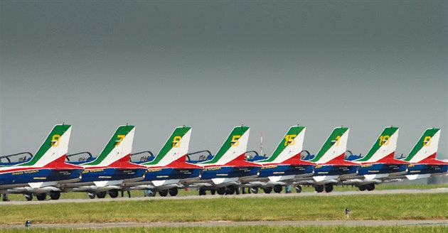 Italská akrobatická skupina Frecce Tricolori