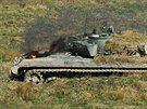 Cvien Mobilizace 2017. Simulovan zasaen tanku T-72 neptelem
