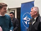 Neformln setkn student s odbornky organizovan IC NATO (6. dubna 2017)