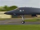 Americk bombardr B-1B startuje na cvien BALTOPS ze zkladny v britskm...