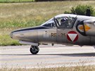 Letoun Saab 105e z rakousk 1. Jet Trainer Squadron na cvien Tiger Meet ve...