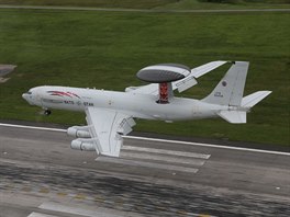 Letoun vasn vstrahy AWACS v tygm proveden na cvien Tiger Meet ve Francii