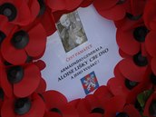 Odhalení pamětní desky generálu Aloisi Liškovi ve francouzském Wormhout