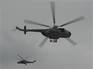 Spolen ukzka vrtulnku Mi-171 a bitevnku Mi-24/35 na Dni otevench dve...