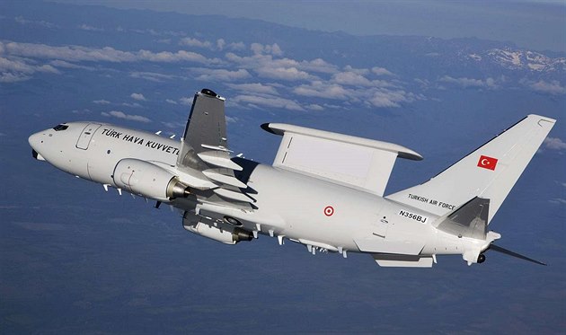 Letoun včasné výstrahy E-7T Wedgetail tureckého letectva