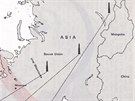 Odtajnn dokumenty NATO. Dosah sovtskch raket SS-20 ze zkladen vchodn od...