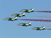 Aerobatick skupina Saudi Hawks ze Saudsk Arbie na letounech Hawk