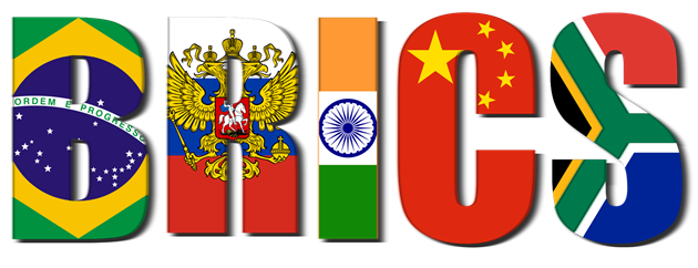 BRICS - Brazílie, Rusko, Indie, Čína, Jižní Afrika