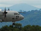C-27J Spartan italskho letectva na Dnech NATO v Ostrav