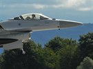 Letoun F-16 belgickch vzdunch sil na Dnech NATO v Ostrav