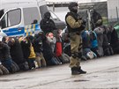 Spolen zsah slovensk a esk policie pi osvobozen rukojm z autobusu