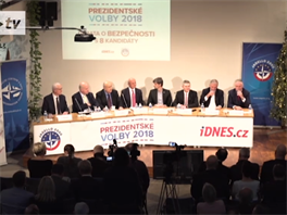 Debata prezidentskch
               kandidt na tma bezpenosti a obrany v IC NATO (12.12.2017)