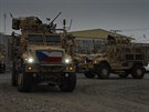Vozidla MRAP, kter pouvaj et vojci v Afghnistnu k hldkovn v okol...