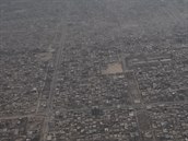 Afghánská metropole Kábul z ptačí perspektivy