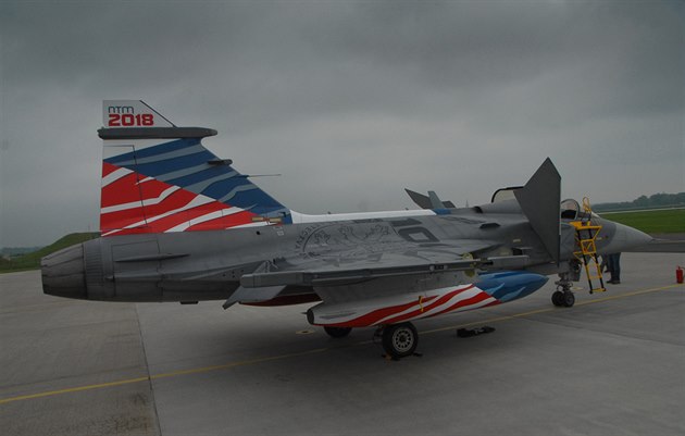 Výroní Gripen elitní 211. letky pro prestiní cviení tygích letek NATO