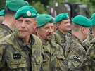 Odjezd minometn jednotky eskch vojk na misi do Lotyska