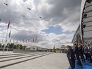 Pelet aliannch vrtulnk bhem zhjen summitu NATO v Bruselu