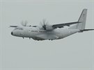 Transportn letoun C-295 CASA finskho letectva na Dnech NATO v Ostrav