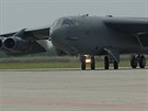 Americk bombardr B-52 na Dnech NATO v Ostrav