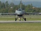 Letoun F-16 polskch vzdunch sil na Dnech NATO v Ostrav