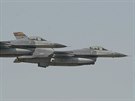 Letouny F-16 americkho letectva na Dnech NATO v Ostrav