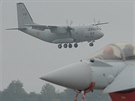 Transportn C-27J Spartan rumunskho letectva na Dnech NATO v Ostrav