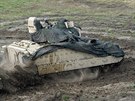 Americky obrnnec M2 Bradley na Dnech NATO v Ostrav