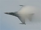 Letoun F-16 polskch vzdunch sil na Dnech NATO v Ostrav
