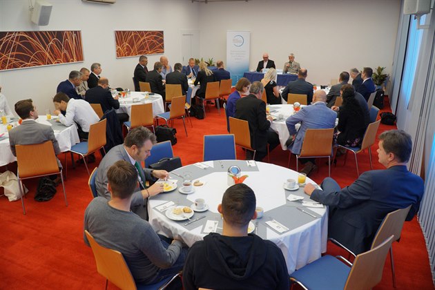 Business breakfast s generálem Petrem Pavlem, Dny NATO v Ostravě 2018 (14.9.).