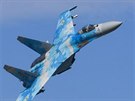 Letouny Su-27 ukrajinskch vzdunch sil