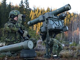 et vojci na cvien Trident Juncture v Norsku