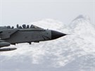 Letoun Tornado italskch vzdunch sil na cvien Trident Juncture v Norsku