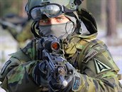 et vojci na cvien Trident Juncture v Norsku