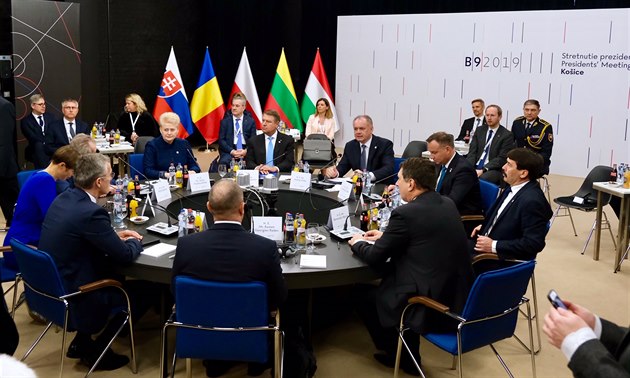 Summit prezidentů B9 v Košicích