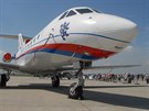 Dopravní letoun Jak-40 na Dni otevřených dveří letecké základny v Čáslavi