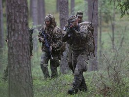 et vojci v Litv v rmci pedsunut vojensk ptomnosti NATO