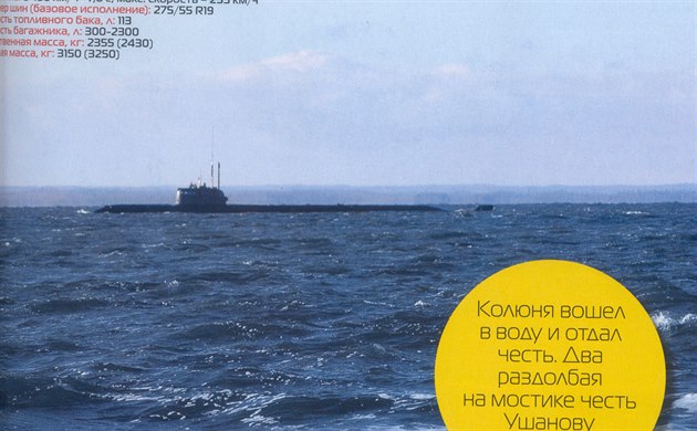 Ponorku Lošarik před časem neúmyslně zachytili novináři ruské mutace britského...