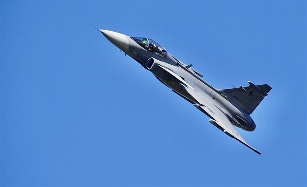 Dny NATO v Ostrav. JAS-39 Gripen eských Vzduných sil