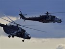 Transportn Mi-171 a bitevn Mi-24/35 eskch Vzdunch sil na Dnech NATO v...