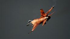 Letoun F-16 Demo Team nizozemského Královského letectva