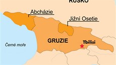 Gruzie a separatistické oblasti Jižní Osetie a Abcházie