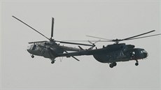 Letová ukázka vrtulník Mi-171