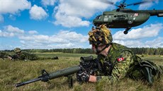 Kanadští vojáci během cvičení Anakonda v Polsku
