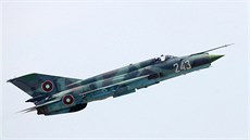 Letoun MiG-21 bulharských vzdušných sil