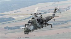 Bitevník Mi-24/35 českých vzdušných sil na cvičení Ample Strike