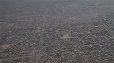 Afghánská metropole Kábul z ptačí perspektivy