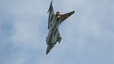 Britský Typhoon na Dnech NATO v Ostrav