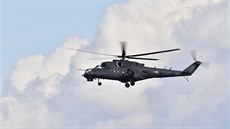 Bitevník Mi-24 maarského letectva na Dnech NATO v Ostrav